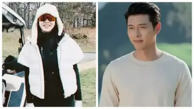 Son Ye-jin enjoys golf on a snowy day, fans credit Hyun Bin for clicking her  pictures - Times of India