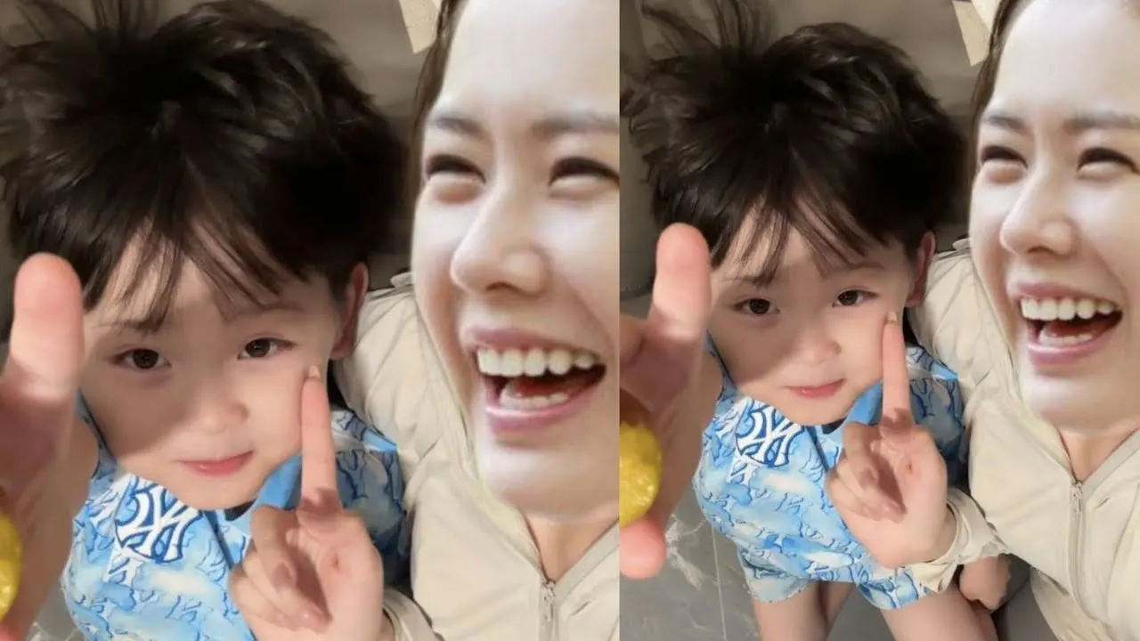 SURPRISING APPEARANCE OF HYUN BIN AND SON YE-JIN BECOMES A HOT TOPIC! BABY ALKONG SO LUCKY - YouTube